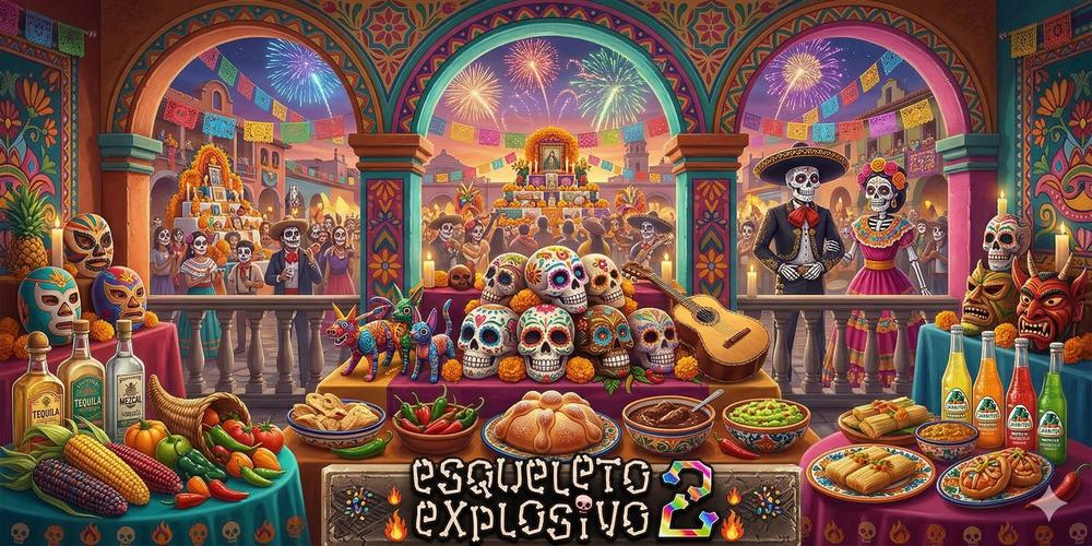 Esqueleto Explosivo 2 slot Esqueleto Explosivo 2